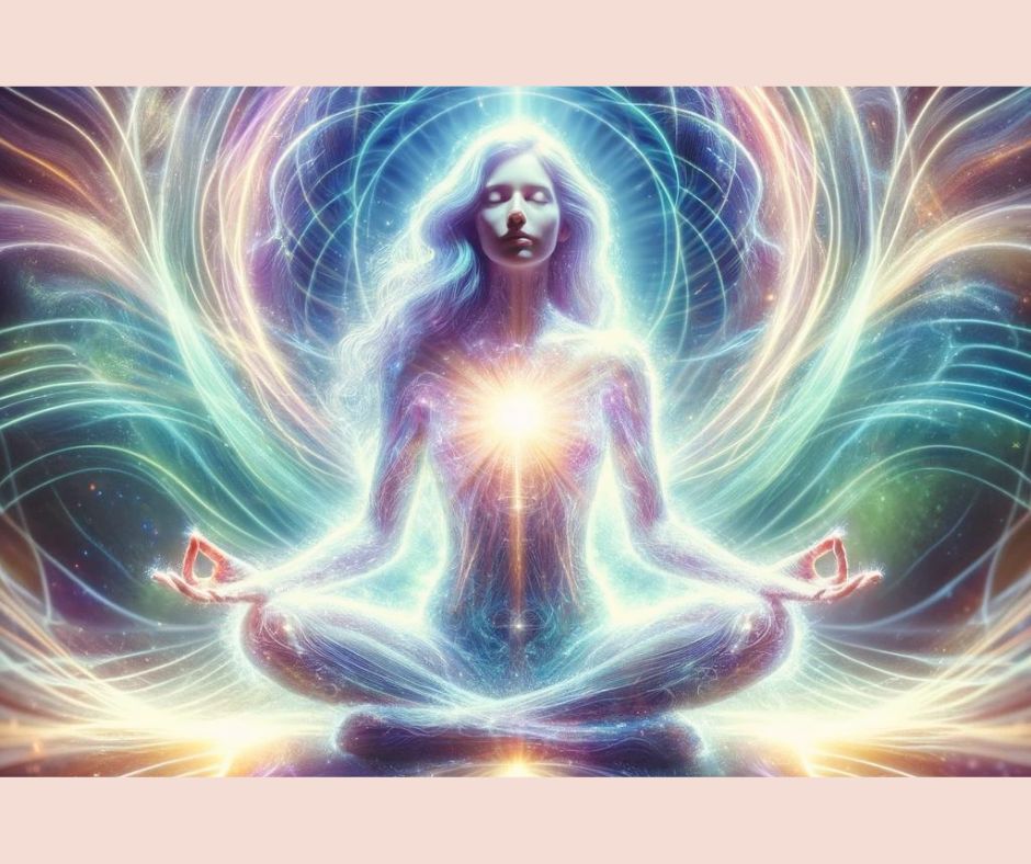 Slika koja prikazuje ženu u meditaciji i metafora je za veliki energetski kapacitet